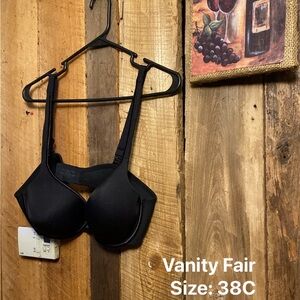 Vanity Fair Elegant Black Bra